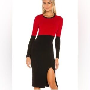 Bailey 44 Lenna Colorblock Midi Sweater Dress